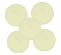 Cabilock 5 Pcs Silicone round Coasters Luminous Anti-slip Waterproof Cup Mats for Kitchen and Restaurant Use Sturdy Heat Resistant Cup Pad Mats