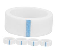 Cabilock 5 Rolls Breathable Lash Extension Tape Wide Roll Skin-friendly Non-woven Fabric for Makeup Salon Use Tear-resistant Self-adhesive Strips Eyelash Supplies for Professional Lash