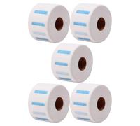 Cabilock 5 Rolls Disposable Barber Neck Protection Paper Strips, Soft Flexible Neck Wraps for Haircutting and Perming, Suitable for Professional Salons