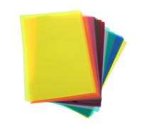 Cabilock 50 Sheets Colored Cellophane Wrap Paper for Preschool Crafts Translucent Wrapping Sheets with Light Filtering Effect Flexible DIY Art Supplies for Creative Color Learning and