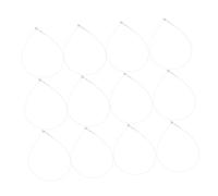 Cabilock 5000pcs Plastic Tag Fasteners for Clothing Retail Security Loops with Round Head Design White Tag Strings for Label Hanging Easy Attach Detach Merchandise Display Accessories