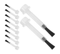 Cabilock 50pcs Disposable Nail Polish Replacement Brush for Dipping Powder Liquid Gel Soft Bristles for Nail Art Manicure