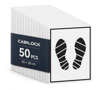 Cabilock 50pcs Disposable Paper Car Mats, 50 x 38 cm Printed Valet Floor Mats，Vehicle Footwell Protection Pads for Valeting, Garage, Workshop, Detailing and Car Interior Care