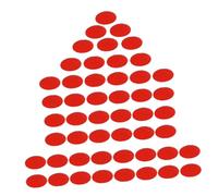 Cabilock 50Pcs Double Sided Round Tapes Adhesive Pads for Car Ornaments Mounting PVC Glue Stickers for Hanging Hooks and Wall Storage Compact Self-adhesive Fixing Pads