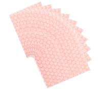 Cabilock 50pcs Heart Bubble Mailers Mailer Bags Pink Plastic Charming Heart Design Shockproof Packaging for Shipping Collectibles Jewelry