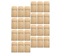 Cabilock 50PCS Mini Kraft Paper Seed Packets with Self-Adhesive Closure Resealable Small Envelopes for Seeds Coins Jewelry Stamps Tear-Resistant Portable Storage for Mailing and Organizing