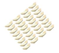 Cabilock 50pcs Mini Wooden Sushi Boat Sashimi Serving Dish Boat Shape Bowls for Desserts Decorative Sushi Holder Boys and Girls Kitchen Accessories