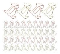 Cabilock 50pcs Multi-use Paper Clips Made of Stainless Steel, High Durability and Not Easy to Deform, for Homework Use to Organize Letters and Photos