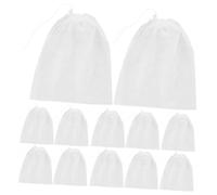 Cabilock 50pcs Non-Woven Fabric Shoe Bags with Drawstring Closure Reusable Transparent Shoe Covers for Travel and Closet Organization Large Capacity Dustproof Storage Pouches Washable and