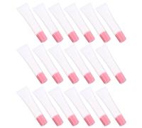 Cabilock 50pcs Pink Plastic Lip Balm Tubes Easy to Carry and Sealed Well Empty Lip Balm Hose Containers for Handmade Lipstick Subpackage