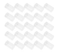 Cabilock 50pcs Plastic Bait Storage Box with Secure Lid and Easy Access Design, round Reel Container for Fishing Bait and Fishhook Organizing, for Outdoor Fishing Adventures