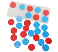 Cabilock 50Pcs Ten Frame Math Counters Educational Arithmetic Chain Teaching Chips for 1St Grade Classroom Math Manipulatives Counting Discs Learning Tools