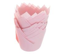 Cabilock 50pcs Tulip Muffin Liners Greaseproof Cupcake Wrappers for Party Baking Cups Paper Holders for Weddings Holiday Birthday
