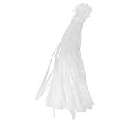 Cabilock 50pcs White Fruit Bags Mesh Vegetable Bags Reusable Foldable Pe Produce Mesh for Seafood and Vegetables Supermarket Fruit Packaging and Home Shopping
