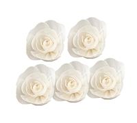 Cabilock 5PCS Aromatherapy Accessories rose reed diffuser floral diffuser wick diffuser sticks home fragrance flower reed diffuser aroma flowers sticks inis reeds filler Rattan