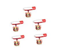 Cabilock 5pcs Baby Safety Pins Brooches Multi-Purpose Diaper Pins Kids Clothes with Herbal Sachet Suitable for Infants and Toddlers Nursery Accessory Random Color