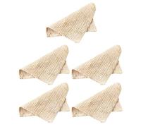 Cabilock 5Pcs Cotton Linen Cleansing Towel face Washing Towel Cotton Body Scrubber exfoliating face Cloths spa exfoliating pad Green s Bathroom Supplies Household Bath