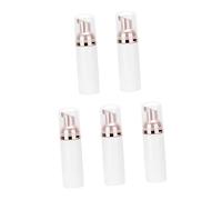 Cabilock 5pcs Foaming Soap Dispenser Bottles with Press Pump Travel-friendly Empty Containers for Shampoo Conditioner Hand Soap Body Wash Portable Pet Plastic Toiletries