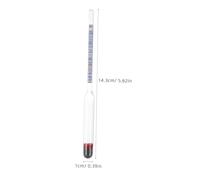 Cabilock 5pcs Glass Alcohol Hydrometer for Liquor Accurate Alcohol Percentage Tester for Spirits Distilling and Home Brewing Measurement