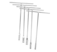 Cabilock 5pcs Handle Socket Wrench Extended Hexagon Spanner Ergonomic Grip Extra Torque for Car Repair Household Industrial Use Precision in Tight Spaces