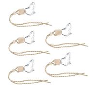 Cabilock 5pcs Hanging Perfume Bottle High Heels Shaped Aroma Bottles Car Air Fresheners Decorative Diffuser