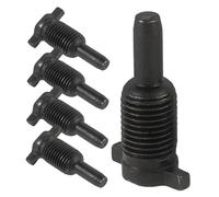 Cabilock 5pcs Heavy Duty Iron Release Valve and Screw Jack Return Valve for Hydraulic Floor and Vertical Automotive Accessories with Air Release Seal for Durable Pump Maintenance
