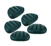 Cabilock 5pcs Inflatable Kayak Seat Cushion Dark Green with Ergonomic Lumbar Support Lightweight Foldable Boat Pad for Canoe Paddleboard Camping Outdoor Watercraft
