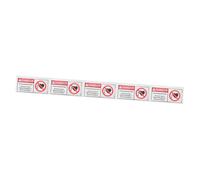 Cabilock 5pcs Magnetic Field Caution Sticker Self Adhesive Warning Decal for Indoor Outdoor Use Easy to Apply and Fade Resistant Safety Sign to Alert Hazardous Areas