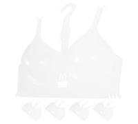 Cabilock 5pcs Plastic Bra Hangers Lightweight Clothes Hanger for Shop Display with Excellent Display Effect Suitable for Exhibition Show or Personal Home Use
