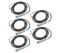 Cabilock 5pcs Pnp Inductive Proximity Sensors Detection Distance Fast Response Anti-interference Non-contact Switches for Metalworking Packaging Automotive Industry Automation