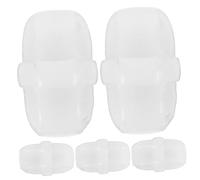 Cabilock 5pcs Ptfe Magnetic Stir Bars Wear Resistant Liquid Stirrers for Electric Hot Plate Mixer Lab Stirrer Accessories