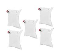 Cabilock 5pcs Red Wine Portable Packaging Bag Travel Friendly Drink Bag Pouches for Camping Parties Social Events
