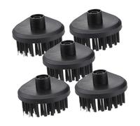 Cabilock 5pcs Steam Cleaner Brush Heads Plastic Replacement Attachments for Kitchen Bathroom Deep Cleaning Reusable Mop Cleaning Accessories