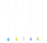 Cabilock 5pcs Teeth Box Tooth Storage Box Plastic Saver Lost Necklace for Collection Storage Boys and Girls Memory