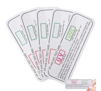 Cabilock 5pcs Test Cards Portable UV Light Indicator Strips for Sterilization Effect Analysis Compact UV Testing Strips for Professional Calibration and Production Control