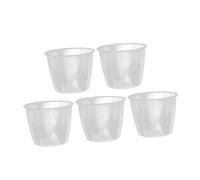 Cabilock 5pcs Transparent Plastic Rice Measuring Cups for Rice Cooker with Clear Scale Accurate Kitchen Measuring Tools for Flour and Container