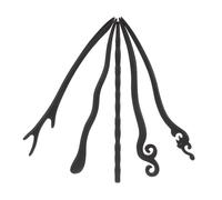 Cabilock 5pcs Vintage Chinese Hair Sticks Wood Hairpins for Updos Chignon Buns Elegant Hanfu Style Retro Hair Chopsticks Lightweight Natural Texture Accessories for Weddings Festivals