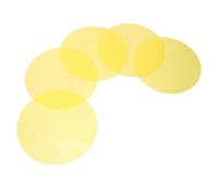 Cabilock 5pcs Warm Light Correction Color Lighting Gel Self Adhesive Colored Transparency Film for Lamps Home Decor Lighting Filter for Even Light Diffusion and Mood Transformation