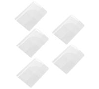Cabilock 5Pcs Waterproof Passport Holder Protective Cover Plastic Passport Sleeves Travel Document Organizer Notebook Holder for Family Travel