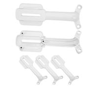 Cabilock 5pcs White Aluminum Ceiling Fan Blade Arm Brackets Ceiling Fan Blade Repair Mounting Support for Indoor Summer Fixing Replacement Parts for Home