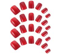 Cabilock 5sets Ultra-thin Square Press Nails False Artificial Nails Short Stick Full Cover for Girls Halloween Party Spring Styling