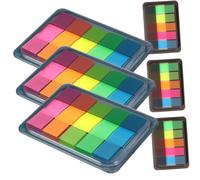 Cabilock 6 Boxes Transparent Reading Strips Adhesive Page Markers for School Office Small Portable Sentence Highlight Tabs to Focus and Visual Tracking Practical for Dyslexia and Beginners