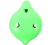 Cabilock 6-Hole AC Resin Ocarina Musical Instrument for Beginners and Adults Small Green Alto Ocarina for Portable Beginner for Music Practice