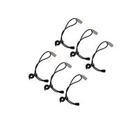 Cabilock 6 Pcs Nylon Backdrop Clips for Photography with Adjustable Elastic Grip, Sturdy and Windproof Clamps for Multiple Scenes, Minimalist Contemporary Design, Black Colour Random Color