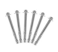 Cabilock 6 Pcs Stainless Steel Expansion Bolts Heavy Duty Anchor Fasteners for Concrete Masonry Fence Window Frame Installation Fixing Anchors