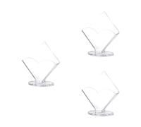 Cabilock 6 Pieces Holder Modern Dinner Acrylic Home Dispenser Cocktail Paper Hotel Napkin Creative Table Kitchen Table Storage Restaurant Fabric Fashion Organiser Upright Clear