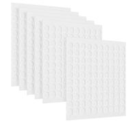 Cabilock 600pcs Clear Double Sided Self Adhesive Dots Transparent Round Acrylic Sticky Glue Points for Photo Mounting Party Decorations and Wall Organization