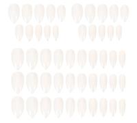 Cabilock 600pcs White Short Square Fake Nail Tips Set Nail Art Decals and Manicure Stickers for Women Full Cover Artificial Suitable for Salon and Home Use