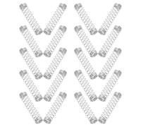 Cabilock 60pcs Back to School Decor Small Stainless Steel Compression Spring for Pen Replacement Gel Pen Springs Featuring Stable Press and Return Force and Student Notebooks