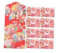 Cabilock 60pcs Chinese Year Red Envelopes Traditional Money Packets for Wedding Party Favors and Festival Decor Spring Festival Red Packets with Artistic Floral Designs Suitable for